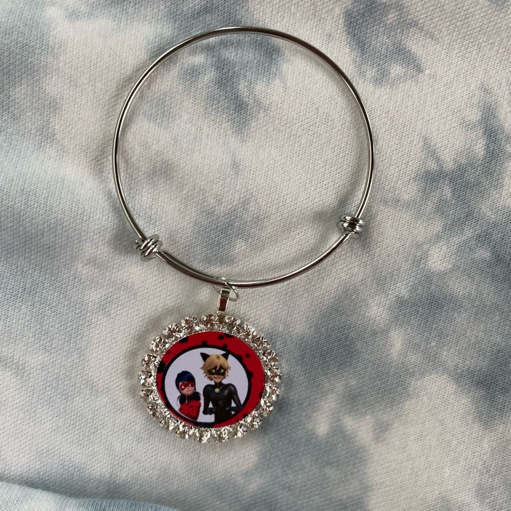 Ladybug charm bracelet